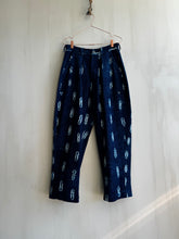 Load image into Gallery viewer, Latre African Adire Indigo Airforce Fatigue Trousers