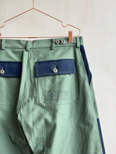 Load image into Gallery viewer, Latre upcycled deadstock overdyed Patchwork US laundry bag trousers