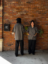 Load image into Gallery viewer, Latre Japanese Indigo Cotton Plaid Short Sleeves Shirt