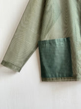Load image into Gallery viewer, Latre Upcycled US Military Mesh Shirt Jacket - Long sleeves