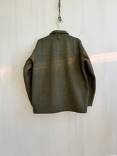 Load image into Gallery viewer, Latre upcycled US military wool blanket coat with M65 quilted lining
