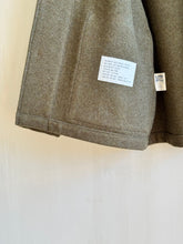 Load image into Gallery viewer, Latre upcycled US military wool blanket coat with M65 quilted lining