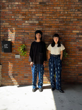 Load image into Gallery viewer, Latre African Adire Indigo Airforce Fatigue Trousers