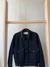 Load image into Gallery viewer, Latre x Viapiana Collab Japanese Black Denim French Cyclist Jacket
