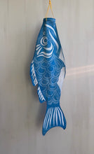 Load image into Gallery viewer, Indigo dyed cotton Koinobori - Windsock