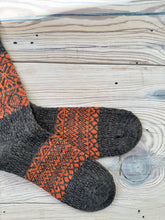 Load image into Gallery viewer, Japanese Luxury Winter Wool Organic Cotton Snowflake Socks