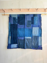 Load image into Gallery viewer, Vintage Indigo Dyed Boro Japanese Textile