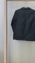 Load and play video in Gallery viewer, French Black Moleskin Chore Coat
