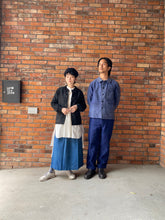 Load image into Gallery viewer, French Black Moleskin Chore Coat