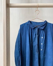 Load image into Gallery viewer, French Antique Indigo Biaude Overshirt