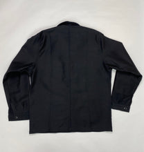 Load image into Gallery viewer, French Deadstock Black Moleskin Chore Coat