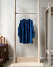 Load image into Gallery viewer, French Antique Indigo Biaude Overshirt