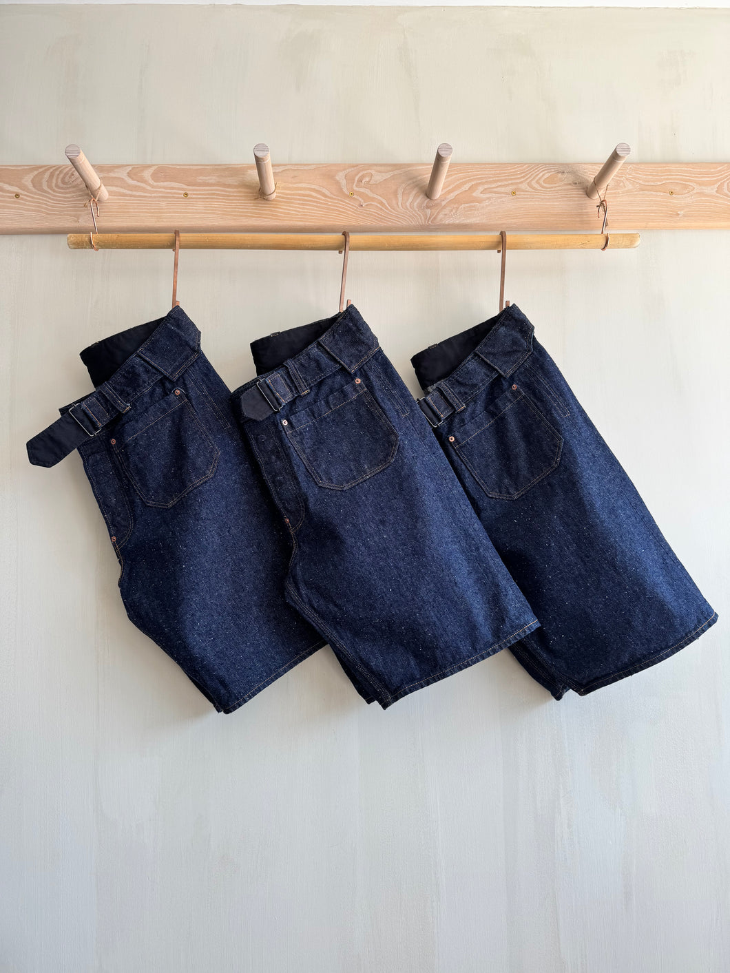 Latre Japanese Premium Indigo Nep Selvedge Denim Unisex Shorts