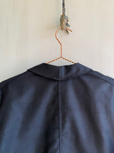 Load image into Gallery viewer, Latre 40&#39;s Deadstock Black Selvedge Lightweight Moleskin Chore Coat
