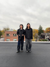 Load image into Gallery viewer, Latre 40&#39;s Deadstock Black Selvedge Lightweight Moleskin Chore Coat
