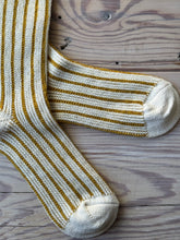 Load image into Gallery viewer, Japanese Luxury Winter Organic Cotton Mohair Striped Socks
