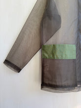 Load image into Gallery viewer, Latre Upcycled Military Mesh Shirt Jacket - Long sleeves
