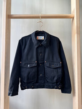 Load image into Gallery viewer, Latre x Viapiana Collab Japanese Black Denim French Cyclist Jacket
