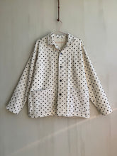 Load image into Gallery viewer, Latre's African Hand Woven Dots Coat (White)
