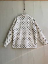 Load image into Gallery viewer, Latre's African Hand Woven Dots Coat (White)
