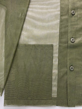 Load image into Gallery viewer, Latre Upcycled US Military Mesh Shirt Jacket
