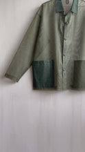 Load and play video in Gallery viewer, Latre Upcycled US Military Mesh Shirt Jacket - Long sleeves

