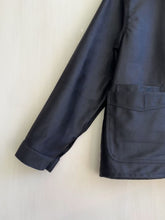 Load and play video in Gallery viewer, Latre 40&#39;s Deadstock Black Selvedge Lightweight Moleskin Chore Coat
