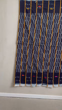 Load and play video in Gallery viewer, African Baule Ikat Cloth Textile
