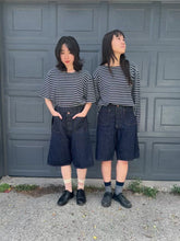 Load and play video in Gallery viewer, Latre Japanese Premium Indigo Nep Selvedge Denim Unisex Shorts
