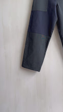 Load and play video in Gallery viewer, Latre upcycled deadstock overdyed US laundry bag trousers - Black/Blue
