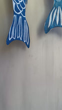 Load and play video in Gallery viewer, Indigo dyed cotton Koinobori - Windsock
