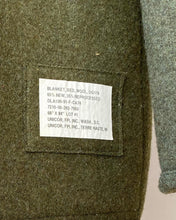 Load image into Gallery viewer, Latre upcycled US military wool blanket coat
