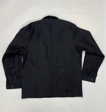 Load image into Gallery viewer, French Deadstock Black Moleskin Chore Coat

